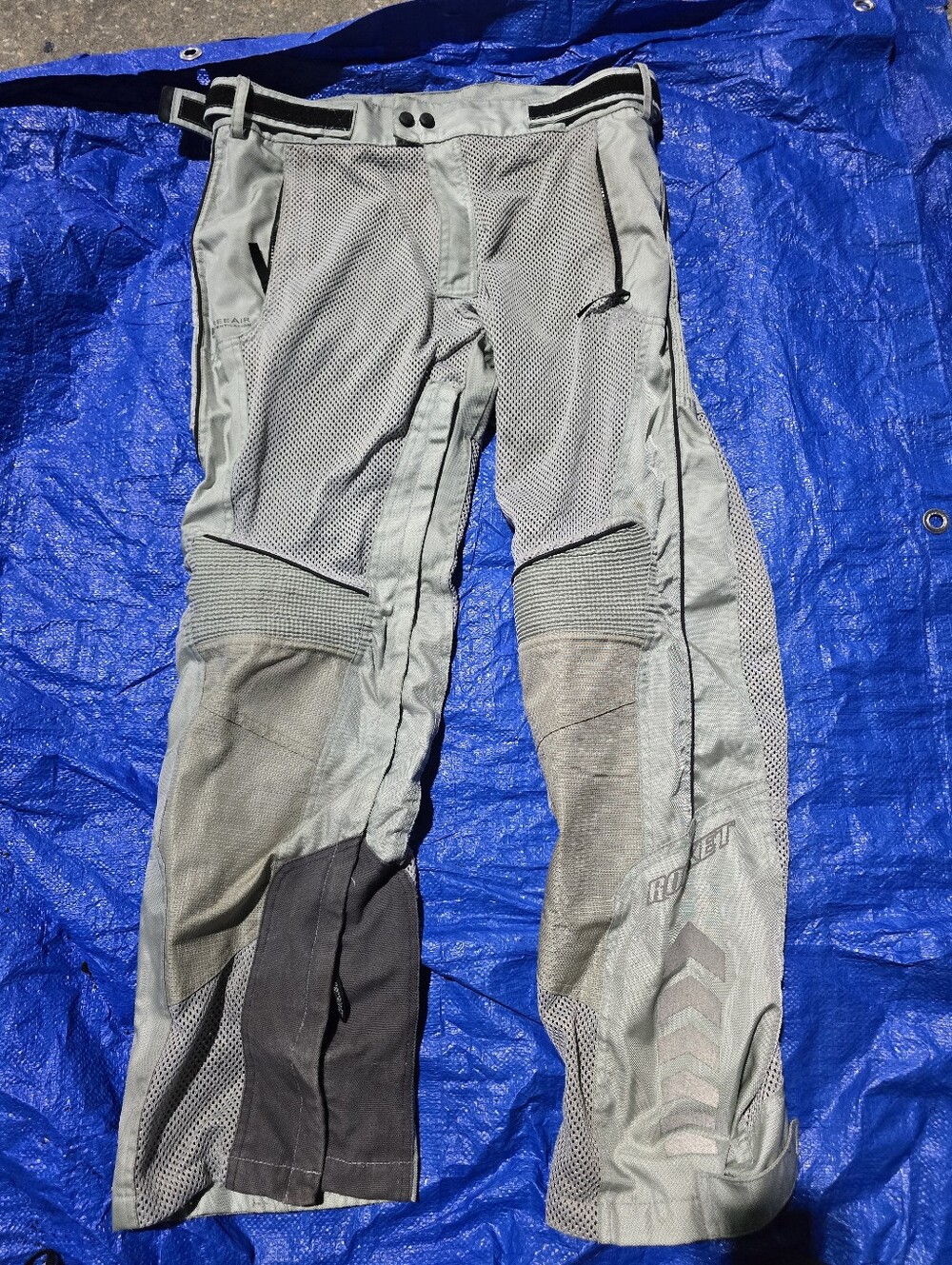 Joe Rocket Phoenix Ion Silver Motorcycle Riding pants Size Short L
